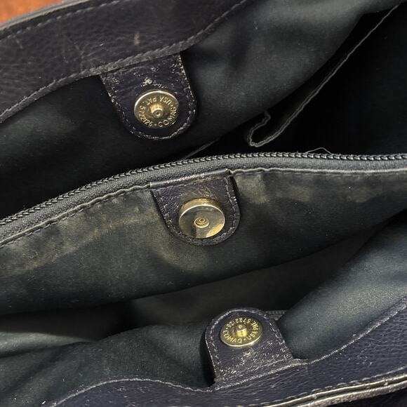 Coach Campbell Carryall Black Leather Handbag H1381-F24961 Shoulder Tote - Picture 4 of 15